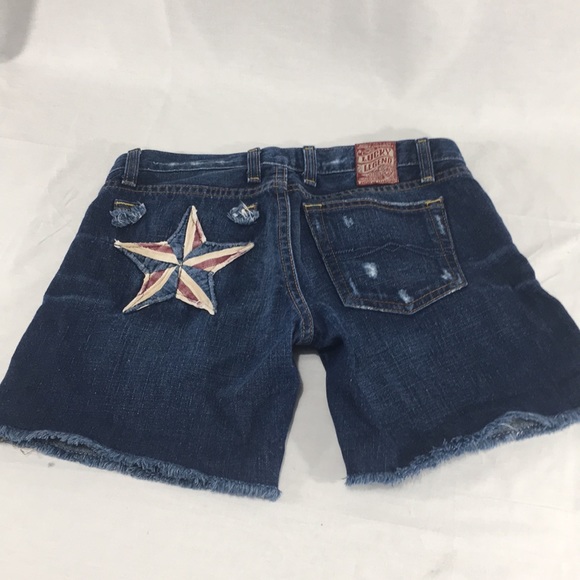 Lucky Brand Pants - Lucky Brand Riley Jean Shorts w/ a Star on Back